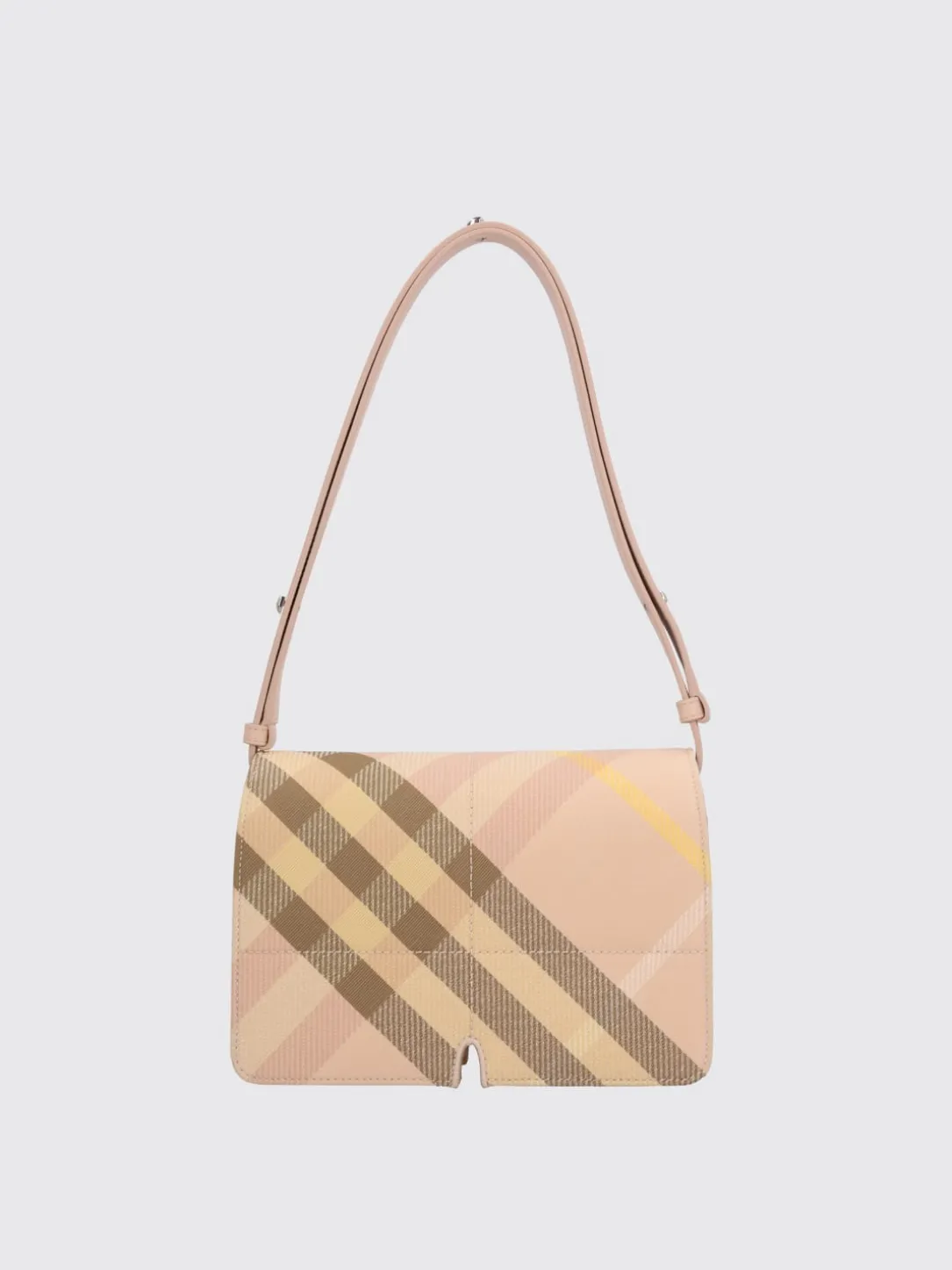 Borsa a spalla Snip in cotone check Burberry