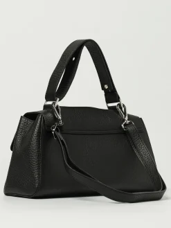 Borsa a spalla Sveva Longuette Soft in pelle martellata Orciani