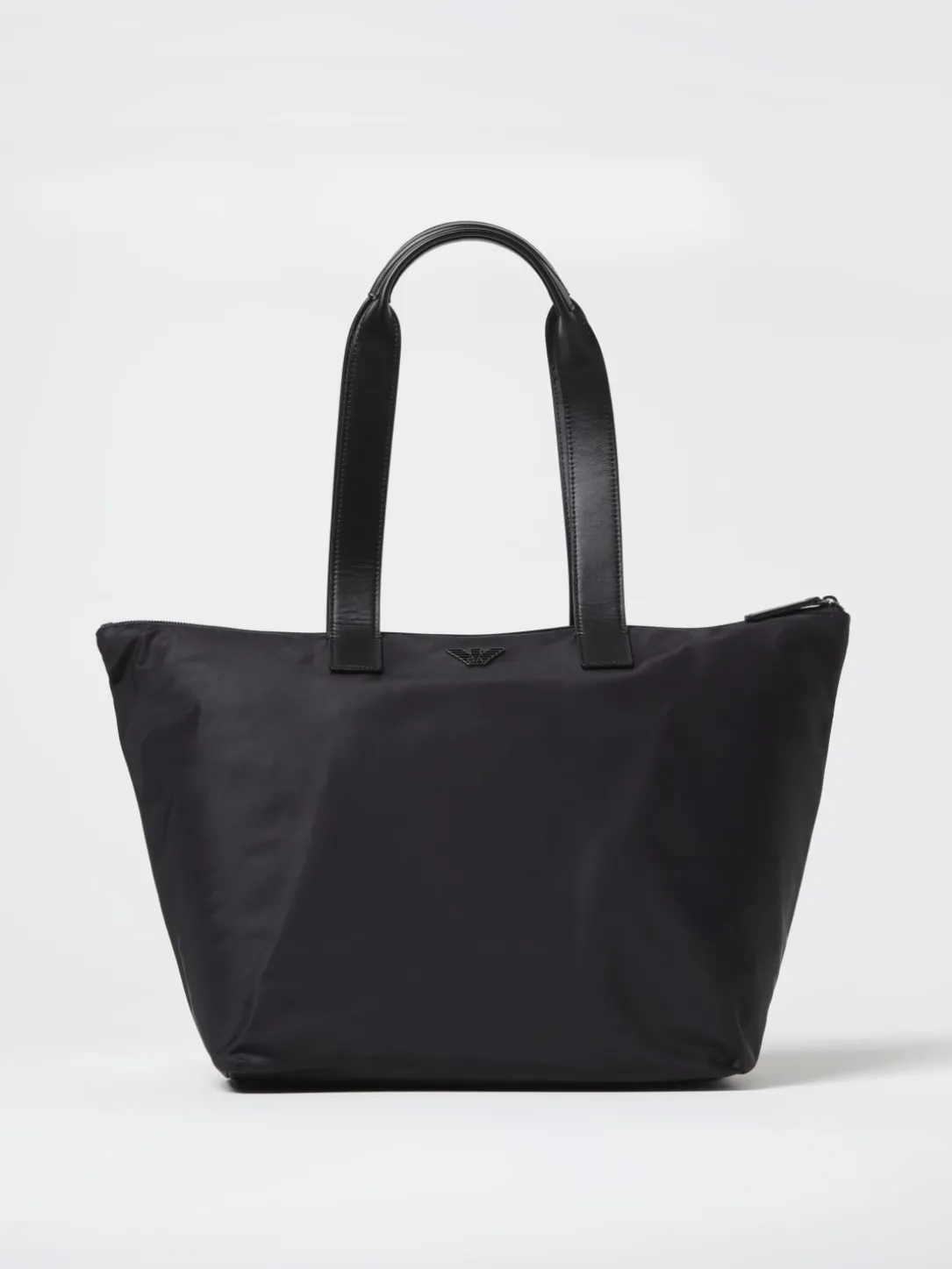 Borsa a spalla tote ASV grande Emporio Armani in nylon