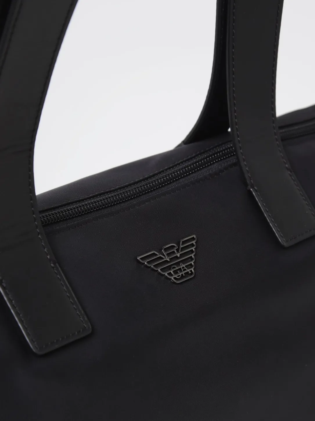 Borsa a spalla tote ASV grande Emporio Armani in nylon