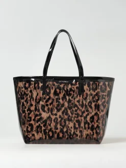 Borsa a spalla tote in pvc animalier Just Cavalli