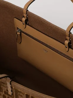 Borsa a spalla tote Roll grande FF Fendi