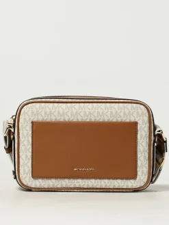 Borsa a tracolla con logo MK Michael Kors