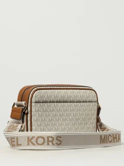 Borsa a tracolla con logo MK Michael Kors