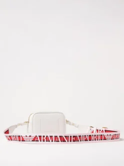 Borsa a tracolla con logo goffrato Emporio Armani