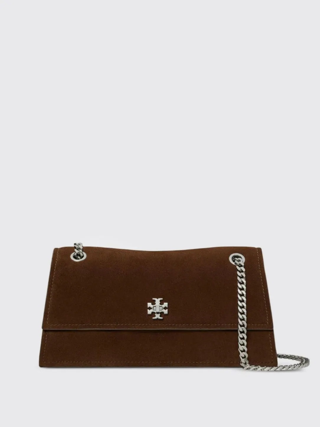 Borsa a tracolla in camoscio Kira Tory Burch