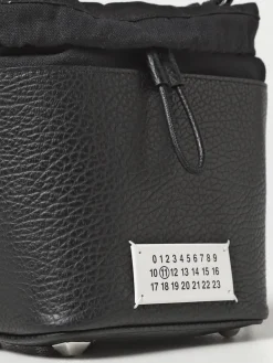 Borsa 5AC Maison Margiela in pelle a grana e canvas