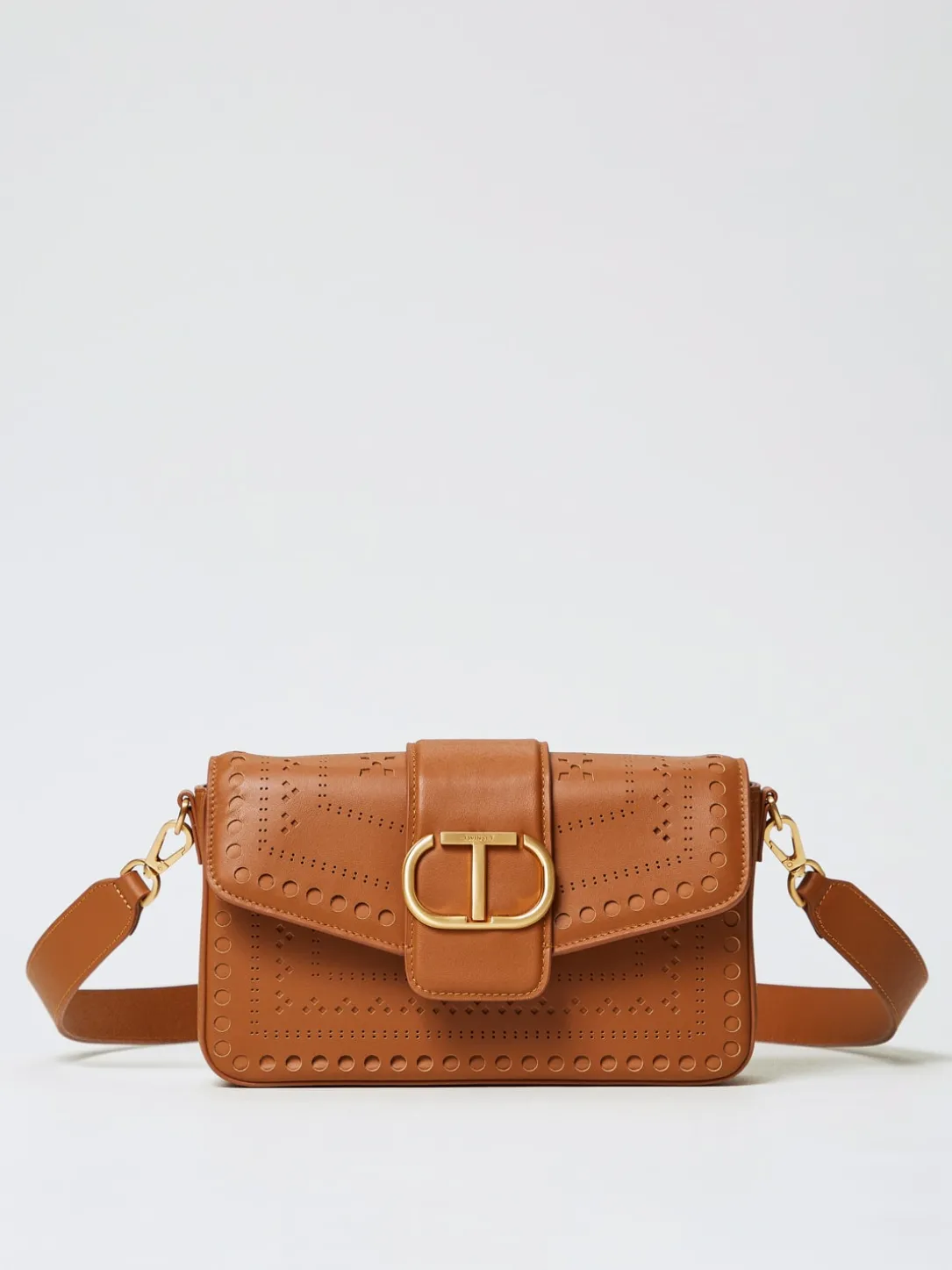 Borsa Amie Twinset in pelle traforata