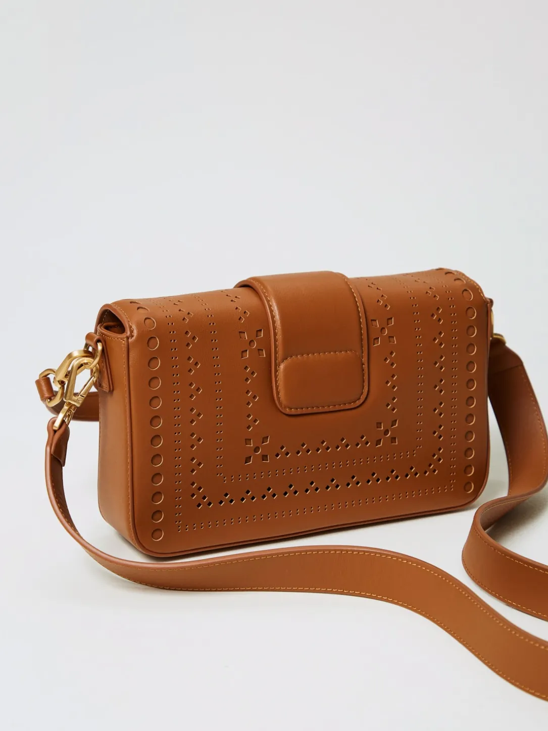 Borsa Amie Twinset in pelle traforata