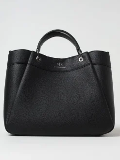 Borsa Armani Exchange in pelle sintetica a grana