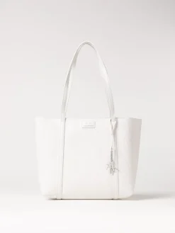 Borsa Armani Exchange in pelle sintetica a grana con monogram all over