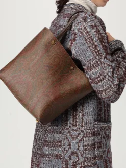 Borsa Arnica Etro in cotone spalmato