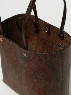 Borsa Arnica Etro in cotone spalmato