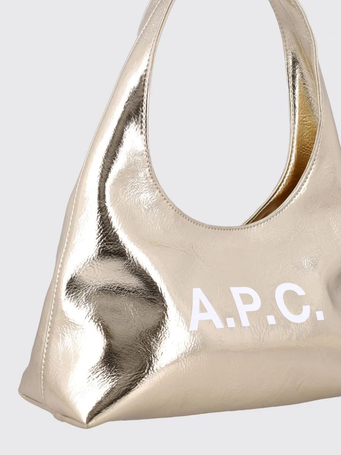 Borsa Baby Ninon A.P.C. in pelle sintetica laminata
