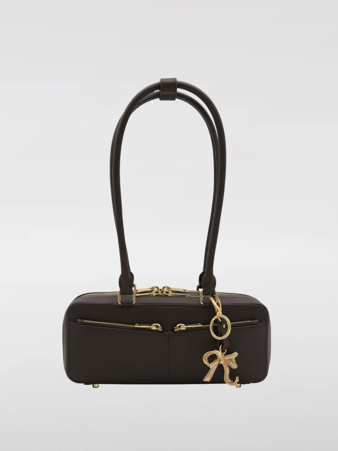 Borsa baguette Self-Portrait in pelle