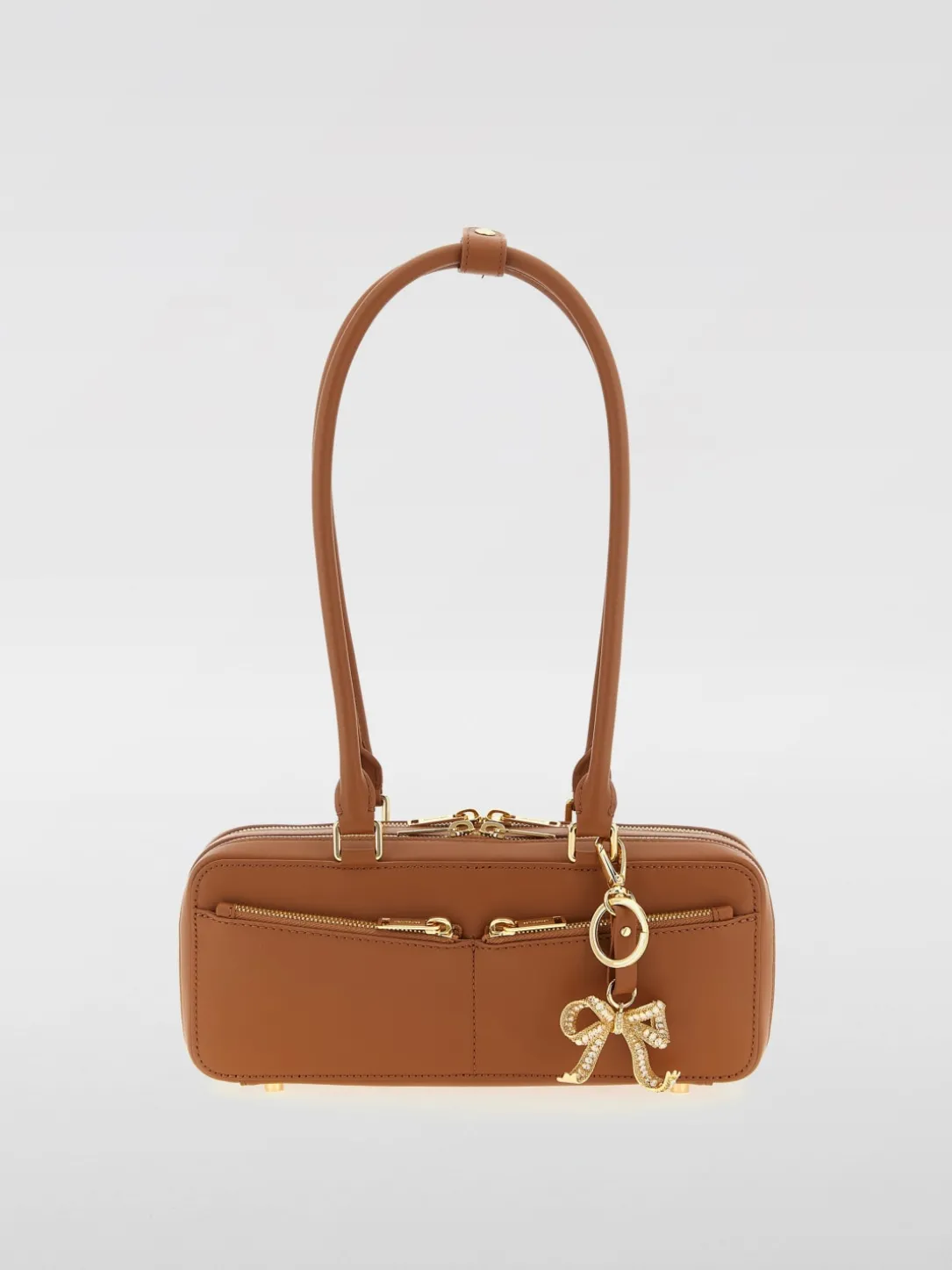 Borsa baguette Self-Portrait in pelle di angello