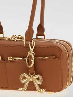 Borsa baguette Self-Portrait in pelle di angello