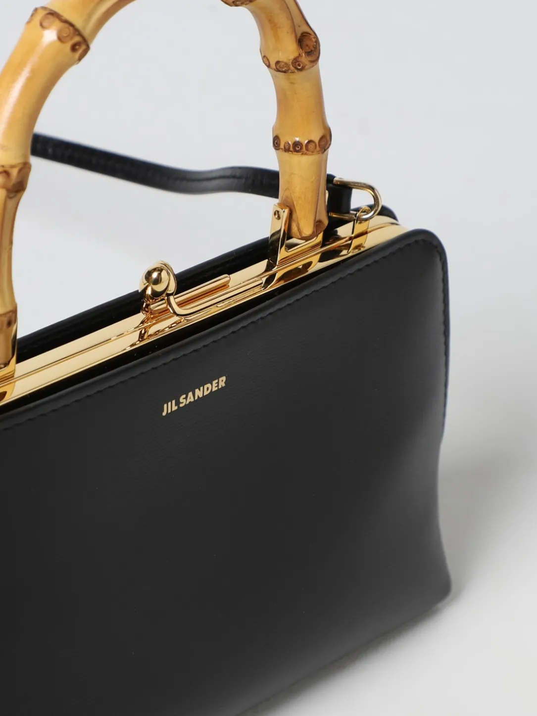 Borsa Bamboo Jil Sander in pelle palmellata