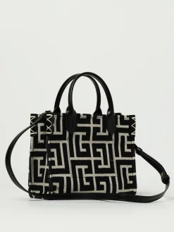 Borsa B-Army Balmain canvas e pelle