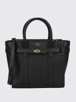 Borsa Bayswater Mulberry in pelle a grana