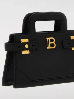 Borsa B-Buzz Balmain in pelle a grana