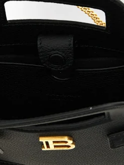Borsa B-Buzz Balmain in pelle a grana