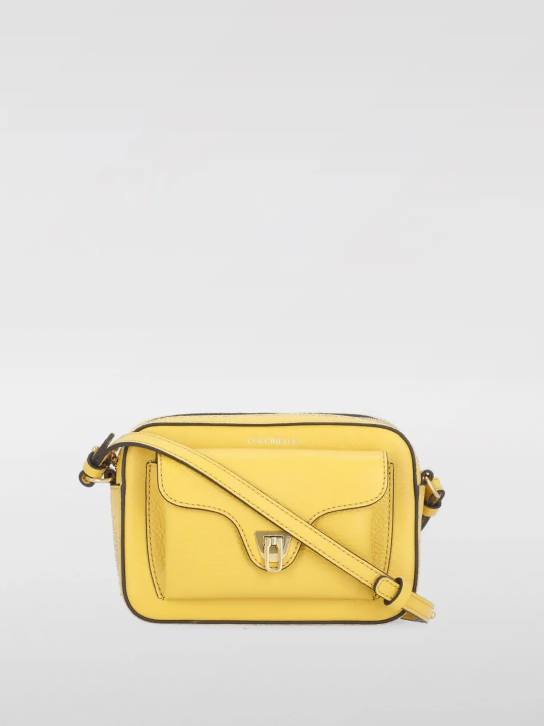 Borsa Beat Soft Mini Coccinelle in pelle a grana