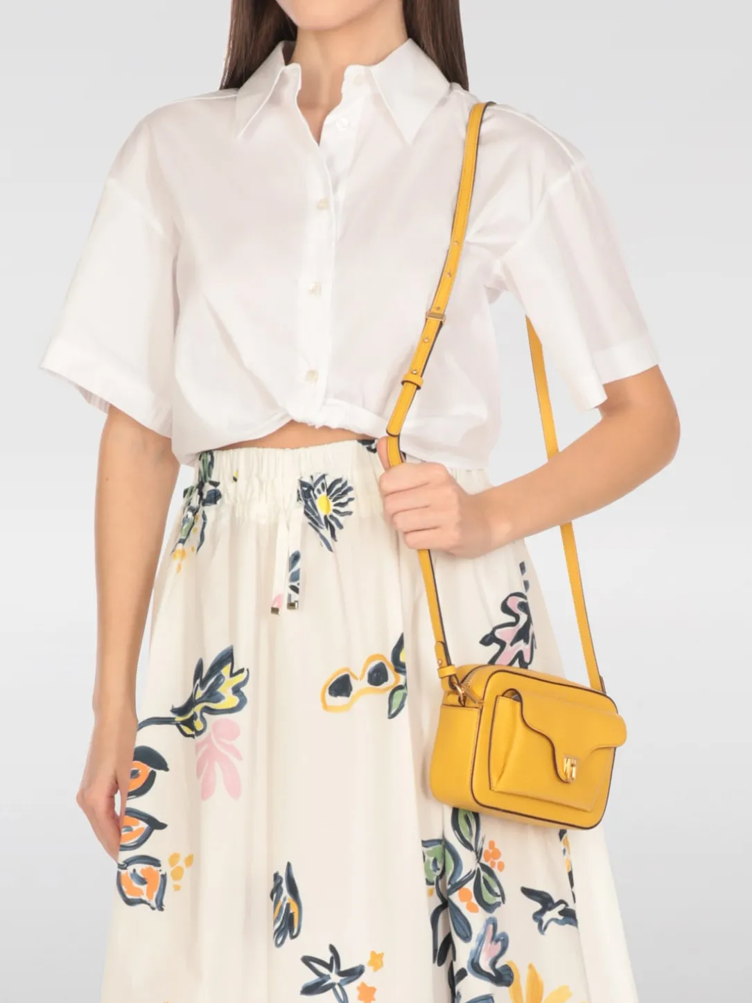 Borsa Beat Soft Mini Coccinelle in pelle a grana