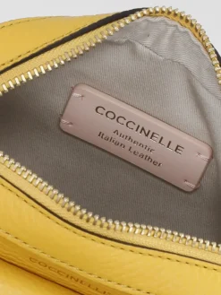 Borsa Beat Soft Mini Coccinelle in pelle a grana