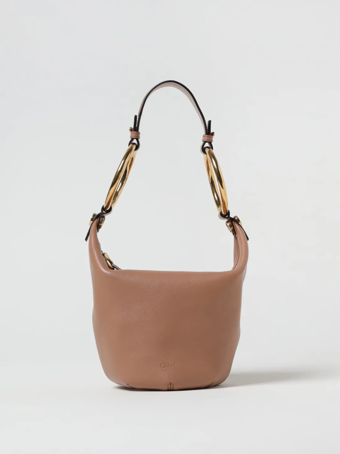 Borsa Bracelet Chloè in pelle a grana naturale