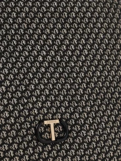 Borsa Breid Twinset in rafia e pelle sintetica