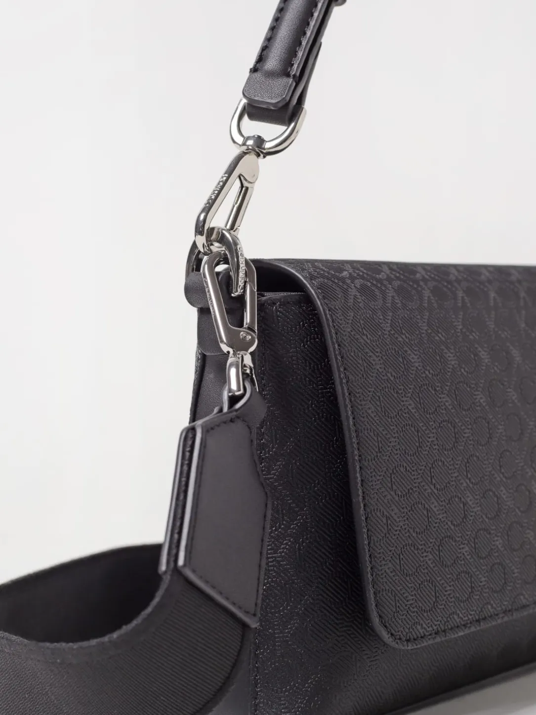 Borsa Calvin Klein in pelle sintetica con monogram goffrato