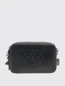 Borsa camera bag con logo in rilievo Pinko