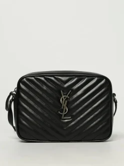 Borsa Camera Bag Lou Saint Laurent in nappa trapuntata chevron