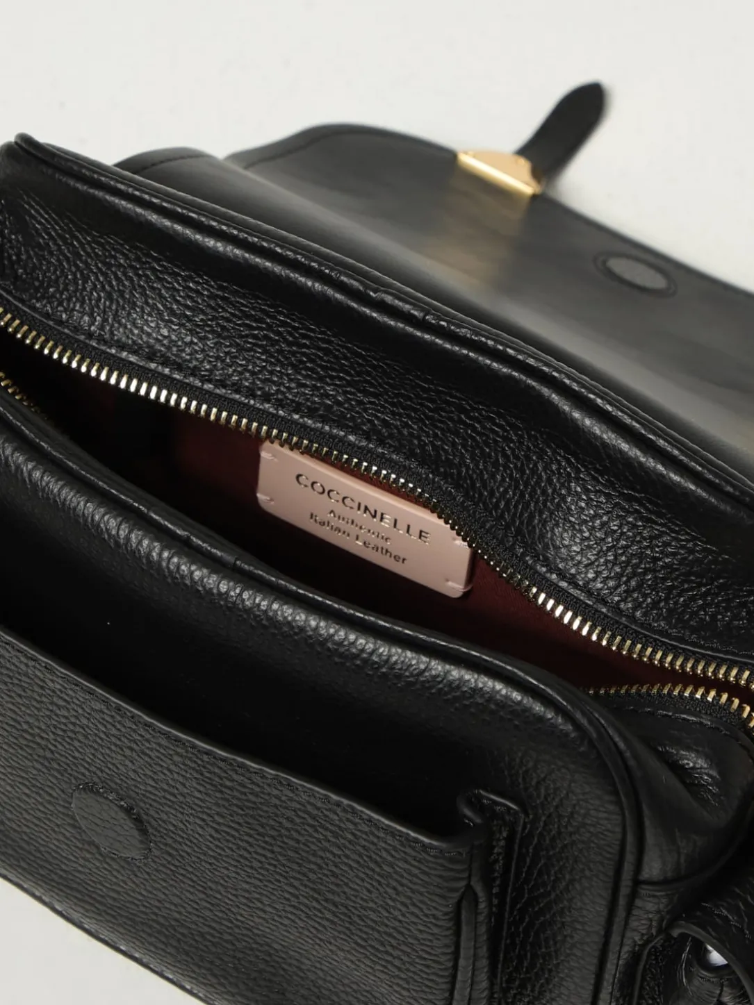 Borsa Campus Coccinelle in pelle a grana