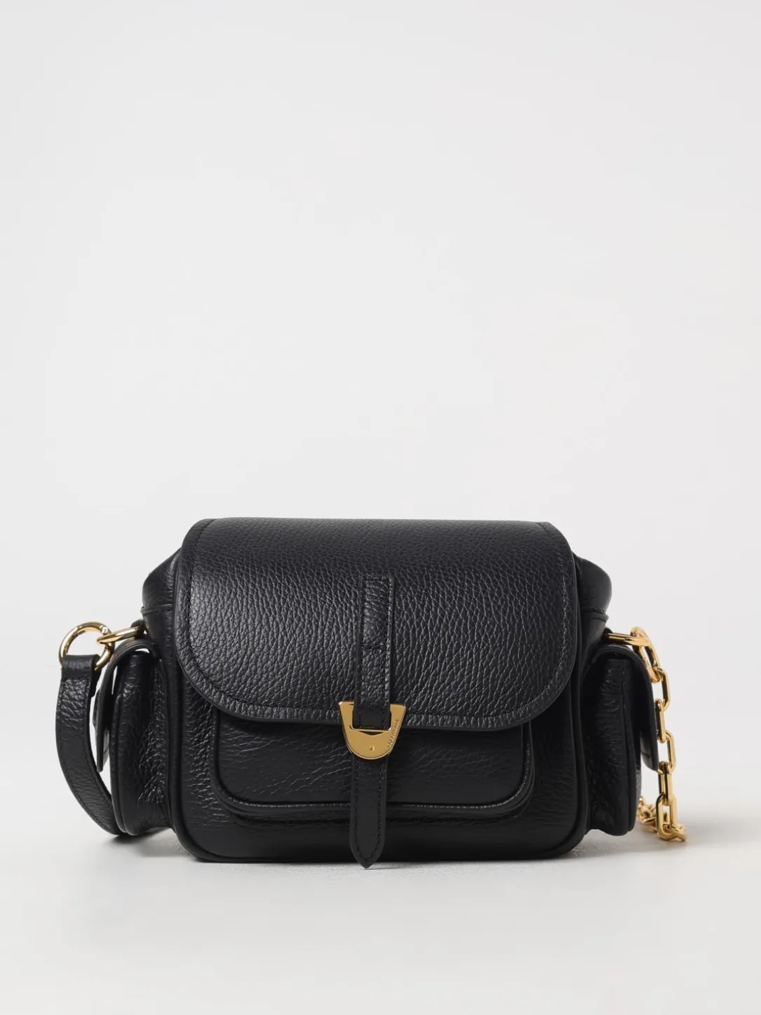 Borsa Campus Mini Coccinelle in pelle a grana