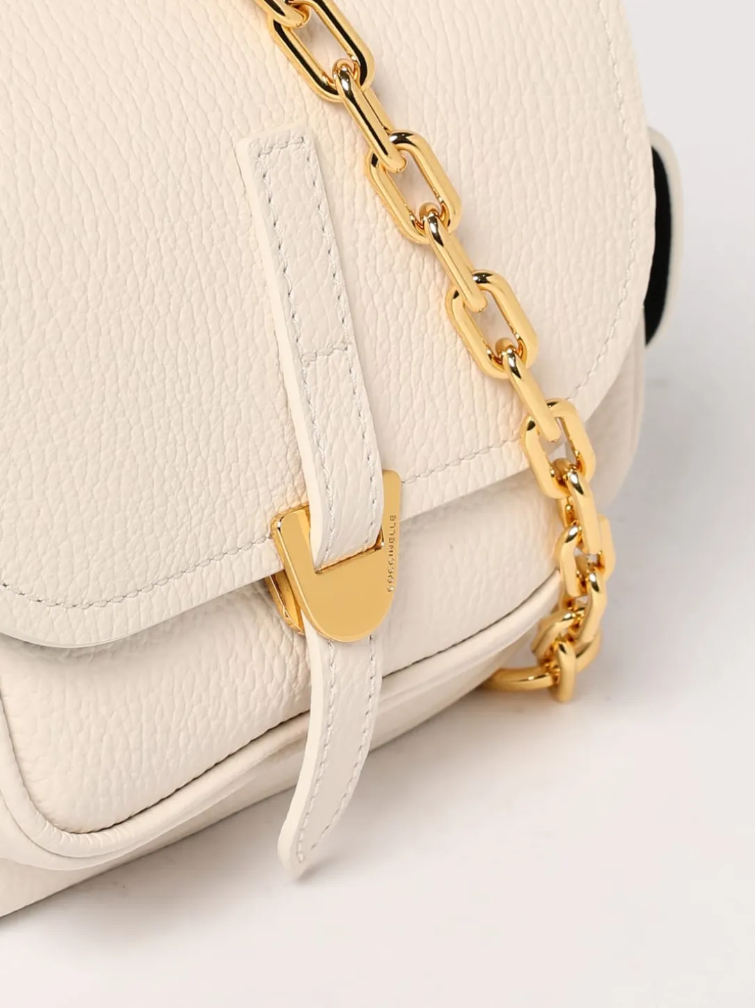 Borsa Campus Mini Coccinelle in pelle a grana