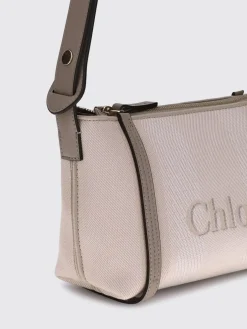 Borsa Carry Chloé in canvas di cotone