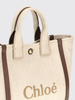 Borsa Carry Small Chloé in canvas