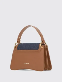 Borsa C-Me Coccinelle in denim di cotone e pelle a grana