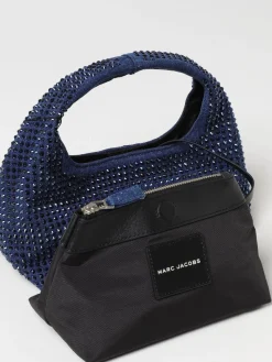 Borsa Crystal Denim Mini Sack Marc Jacobs