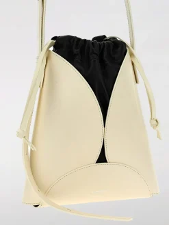 Borsa Curve Jil Sander in pelle