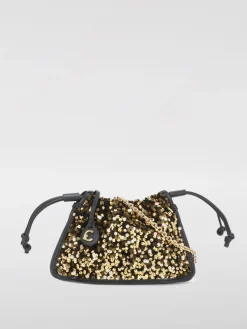 Borsa Dulse Coccinelle in pelle con paillettes ricamate