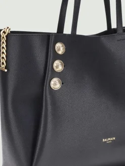 Borsa Emblema Balmain in pelle