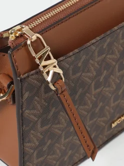 Borsa Empire Michael Kors in cotone spalmato saffiano e pelle