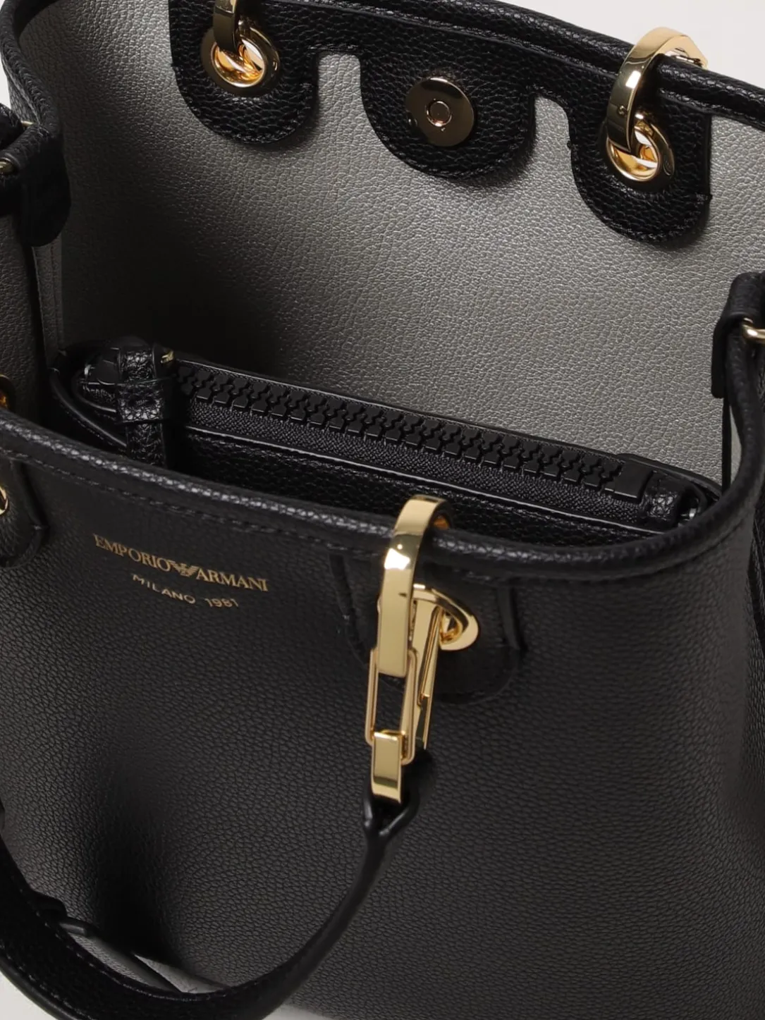 Borsa Emporio Armani in pelle sintetica a grana