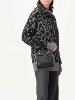 Borsa Falabella Micro Stella McCartney in camoscio sintetico cracklè