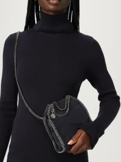 Borsa Falabella Micro Stella McCartney in camoscio sintetico cracklè