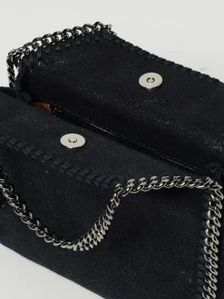 Borsa Falabella Micro Stella McCartney in camoscio sintetico cracklè