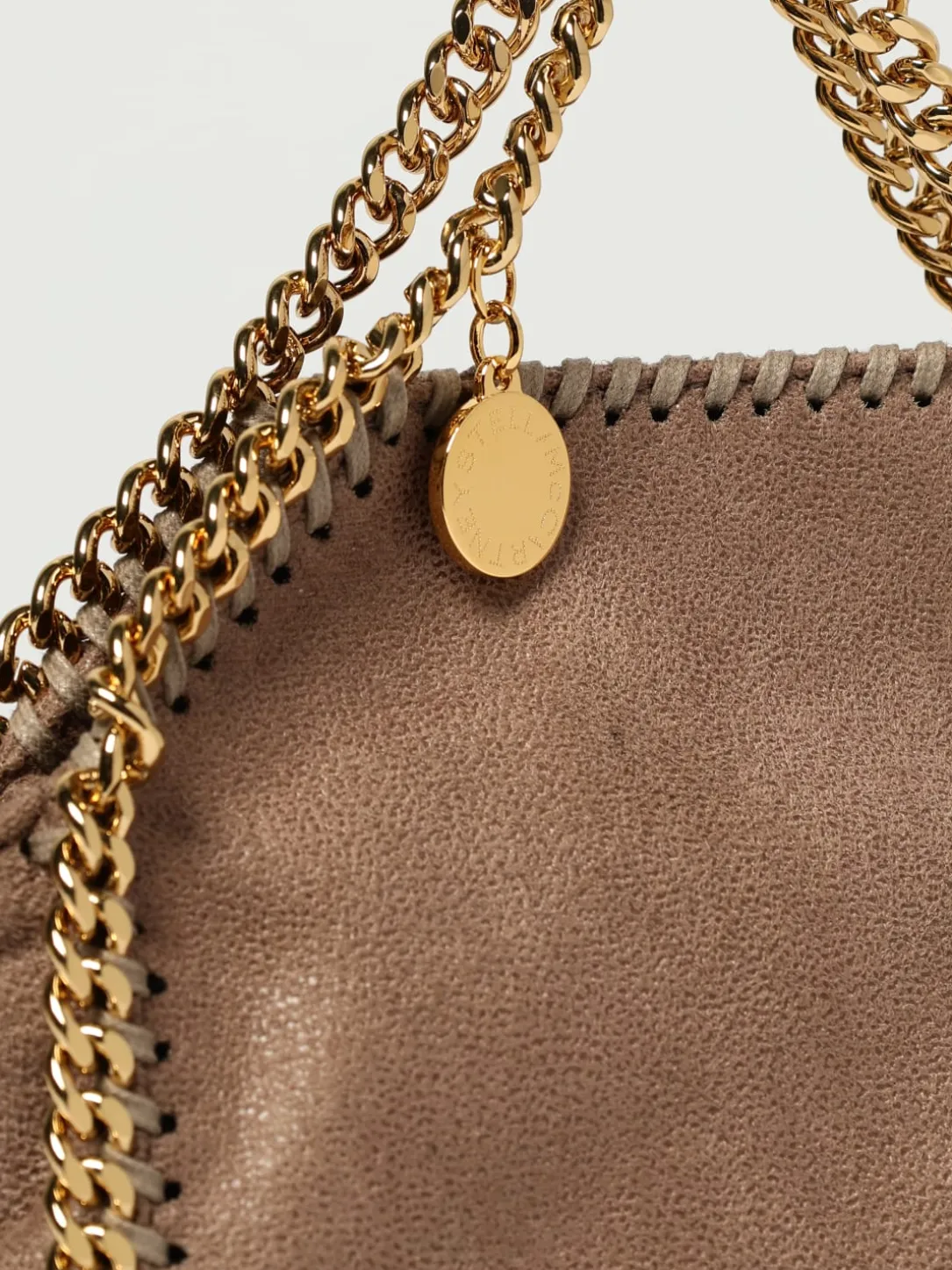Borsa Falabella Micro Stella McCartney in camoscio sintetico cracklè